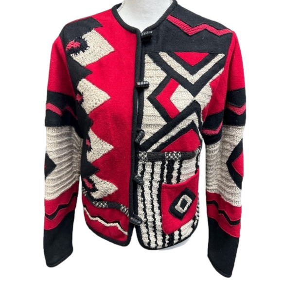 Coldwater Creek Jackets & Blazers - Coldwater Creek Woman’s Wool Blend Cardigan Vintage Size XS/S P2P 19”